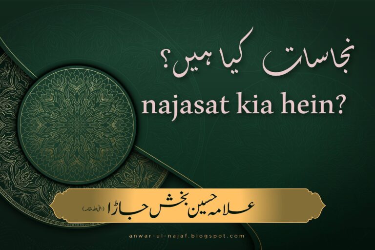 نجاسات کیا ہیں؟ | najasat kia hein? | learn islamic prayer
